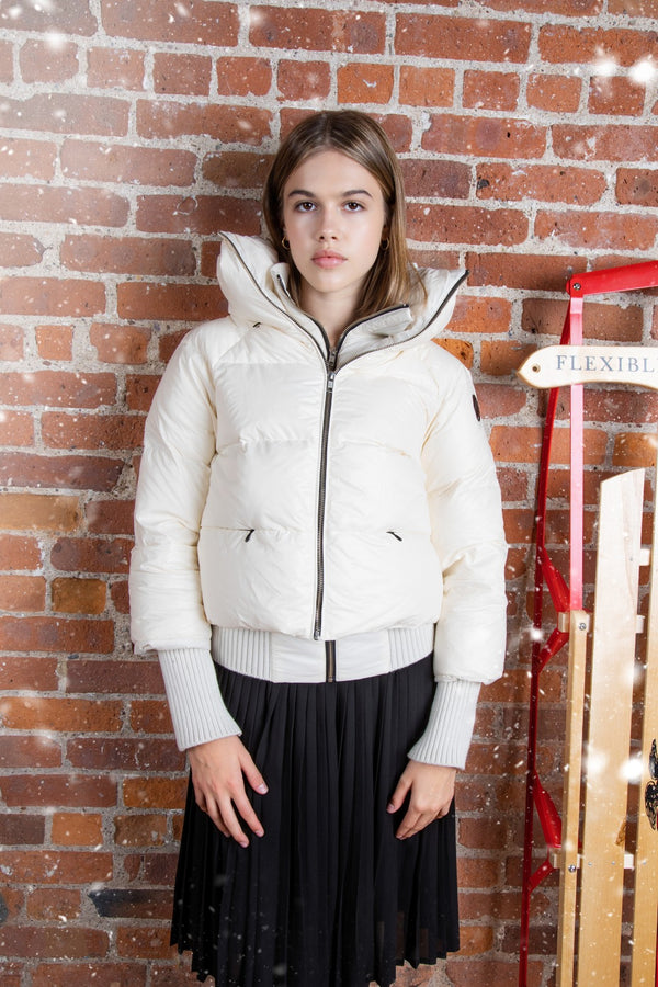 Ellabbe Darcy Double Layer Bomber Ivory