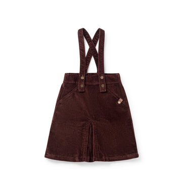 Birnham On The Sea Suspender Jumper — Brick Corduroy (1205A)