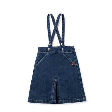Birnham On The Sea Suspender Jumper — Dark Denim (1205)