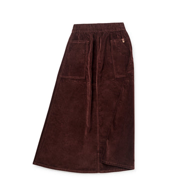 Birnham On The Sea Teen Midi Pocket Skirt — Brick Corduroy (1207A)