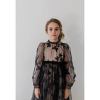 Gold Label By Petite Amalie Black Butterfly Tulle GOWN