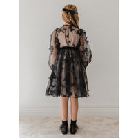 Gold Label By Petite Amalie Black Butterfly Tulle Dress