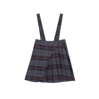 Limonana Burgundy Plaid Skirt