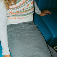 Crew Kid Black Jenny Midi Skirt