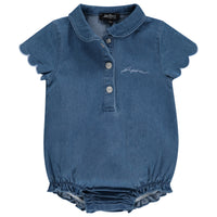 Jaybee Child Denim Baby Girl Romper