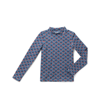 Birnham On The Sea Mockneck — Apple Print (1407)