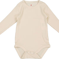 Harti Shells Off White Onesie Onesie Ribbed Long Sleeves