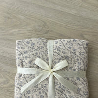 Little Threads The Label Bluebell Heirloom Vine Muslin Blanket