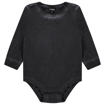 Jaybee Black Denim  Denim Print Sweatshirt onesie
