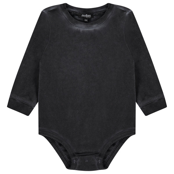 Jaybee Black Denim  Denim Print Sweatshirt onesie