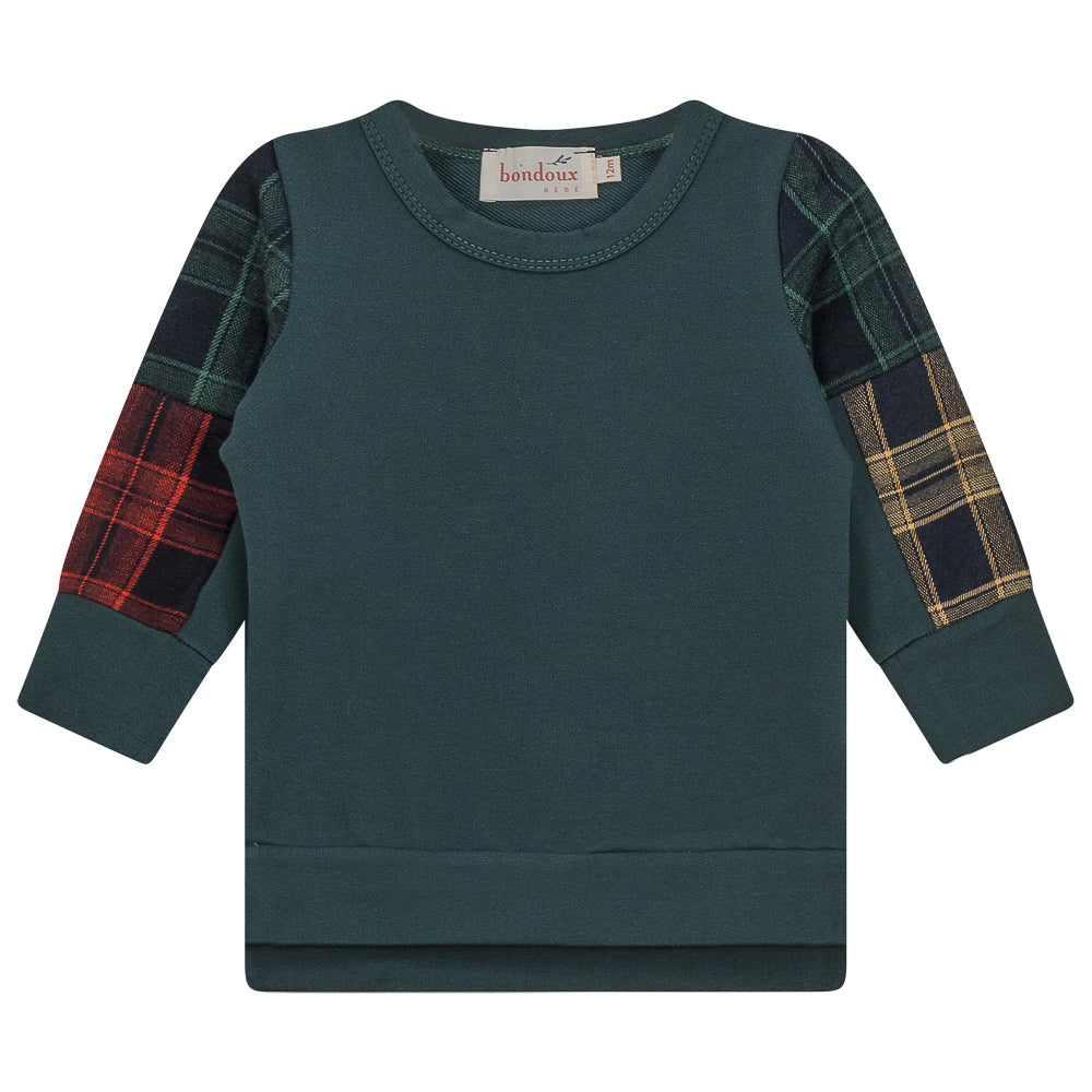 Bondoux Bebe Baby Boys Girls Checked Outfit - W23-401LG - ShirtStop - Your  home base for kids basics!