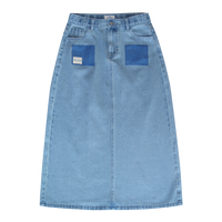 Heven Child Denim Pocket Maxi Skirt (H55) - Dnm Denim