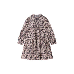 Limonana Velvet Petals Dress