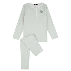 Noggi Black Print Gingham Loungewear Set