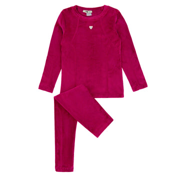 Noggi Seams Loungewear Set - Berry [217015-145]