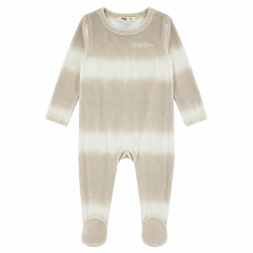 Noggi Velour Ombre Footie - Neutral Ombre [217221-199]