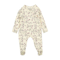 Ladida Layette Pink Floralese Footie