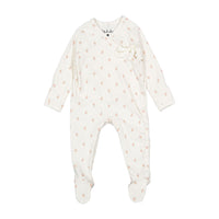 Ladida Layette Brushed Cotton Wrap Pink Forget‐Me‐Not