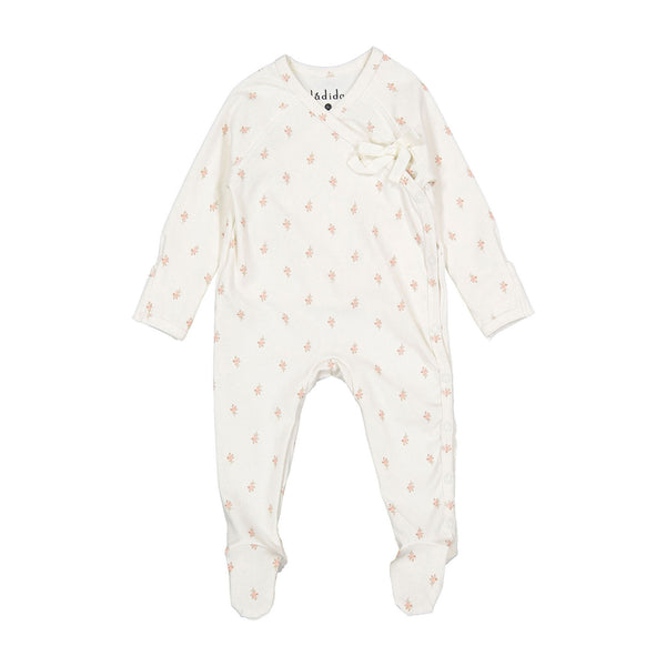 Ladida Layette Brushed Cotton Wrap Pink Forget‐Me‐Not