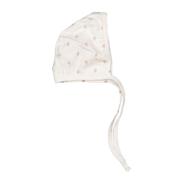Ladida Layette Brushed Cotton Pink Forget‐Me‐Not Bonnet