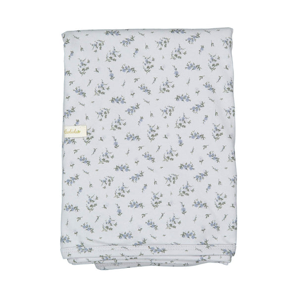 Ladida Layette Blue Flowering Fern Blanket