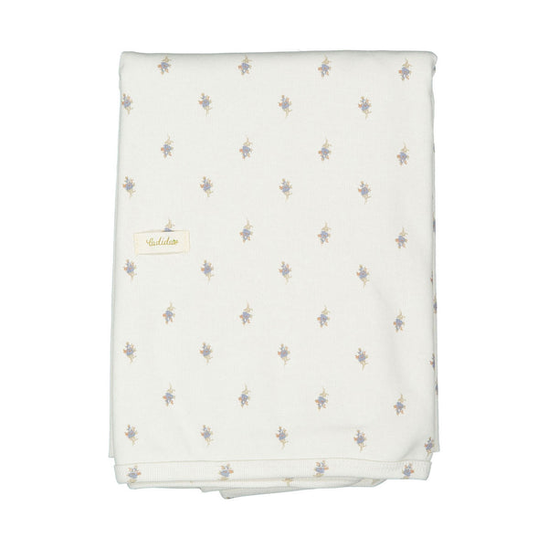 Ladida Layette Cotton Wrap Blue Cotton Forget‐Me‐Not Blanket