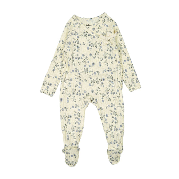 Ladida Layette Blue Floralese Footie