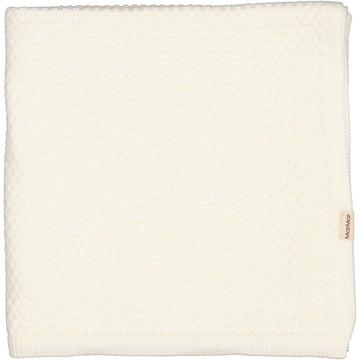 Marmar Gentle White Alia Knit Blanket