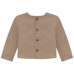 Calla Lili, Camel, Boy Blazer With Print