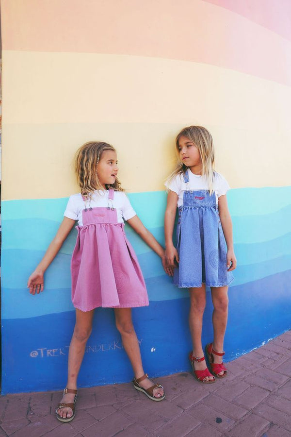 Calla Lili Girl Nautical Jumper - Blue Denim