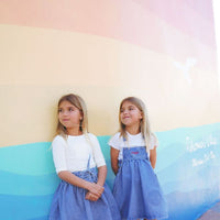 Calla Lili Girl Nautical Jumper - Blue Denim