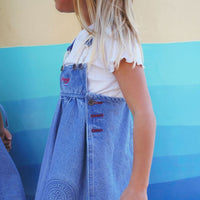 Calla Lili Girl Nautical Jumper - Blue Denim