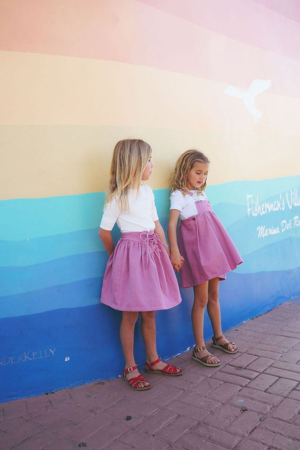 Calla Lili Girl Nautical Skirt - Pink