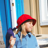 Calla Lili Girl Nautical Shirt - Blue Denim