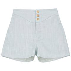 Calla Lili Boy Bermudas With Buttons - Blue Sage