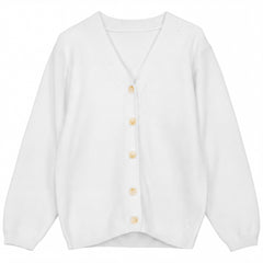 Calla Lili Boy Knit Cardigan - White (Coming soon-not available 4 purchase yet)