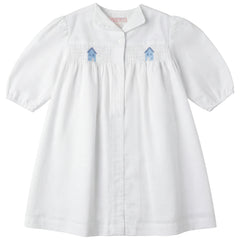 Calla Lili Girl Dress With Smocking - White