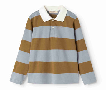 MarMar Tad Polo LS - Monsoon Blue Stripe