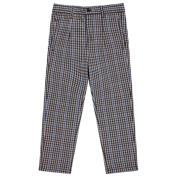 Jaybee Natural Plaid Plaid Pants