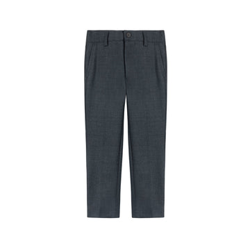 Looms Fair Isle Pants - Grey / Blue