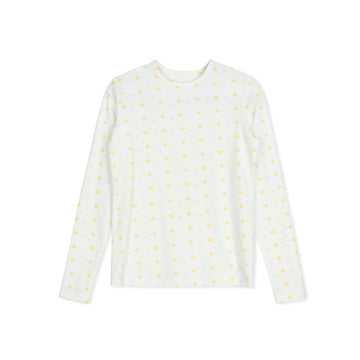 Velvette Label Yellow/Blue Floral Tee