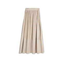 Daintti by Velvette Label Gold Stripe Midi Skirt