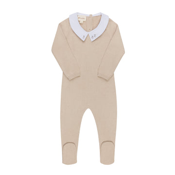 Looms Fair Isle Footie - Taupe