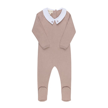 Looms Fair Isle Footie - Mauve