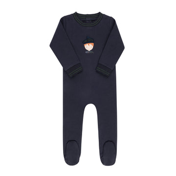 Ely's & Co. French Terry Scottish Footie - Navy