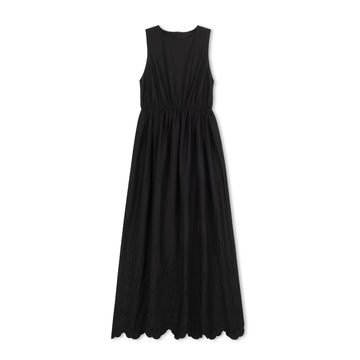 Daintti by Velvette Label Black Eyelit Midi Jumper