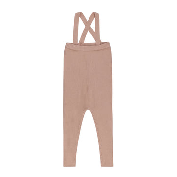 Ely's & Co. Floral Star Knit Overalls - Pink