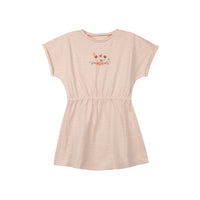 Ely's & Co Floral Stripe Collection Pink 3/4 Sleeve Dress