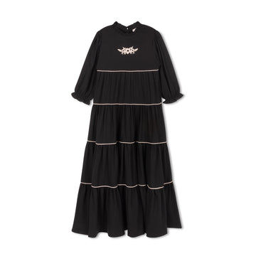 Velvette Embroidered Maxi