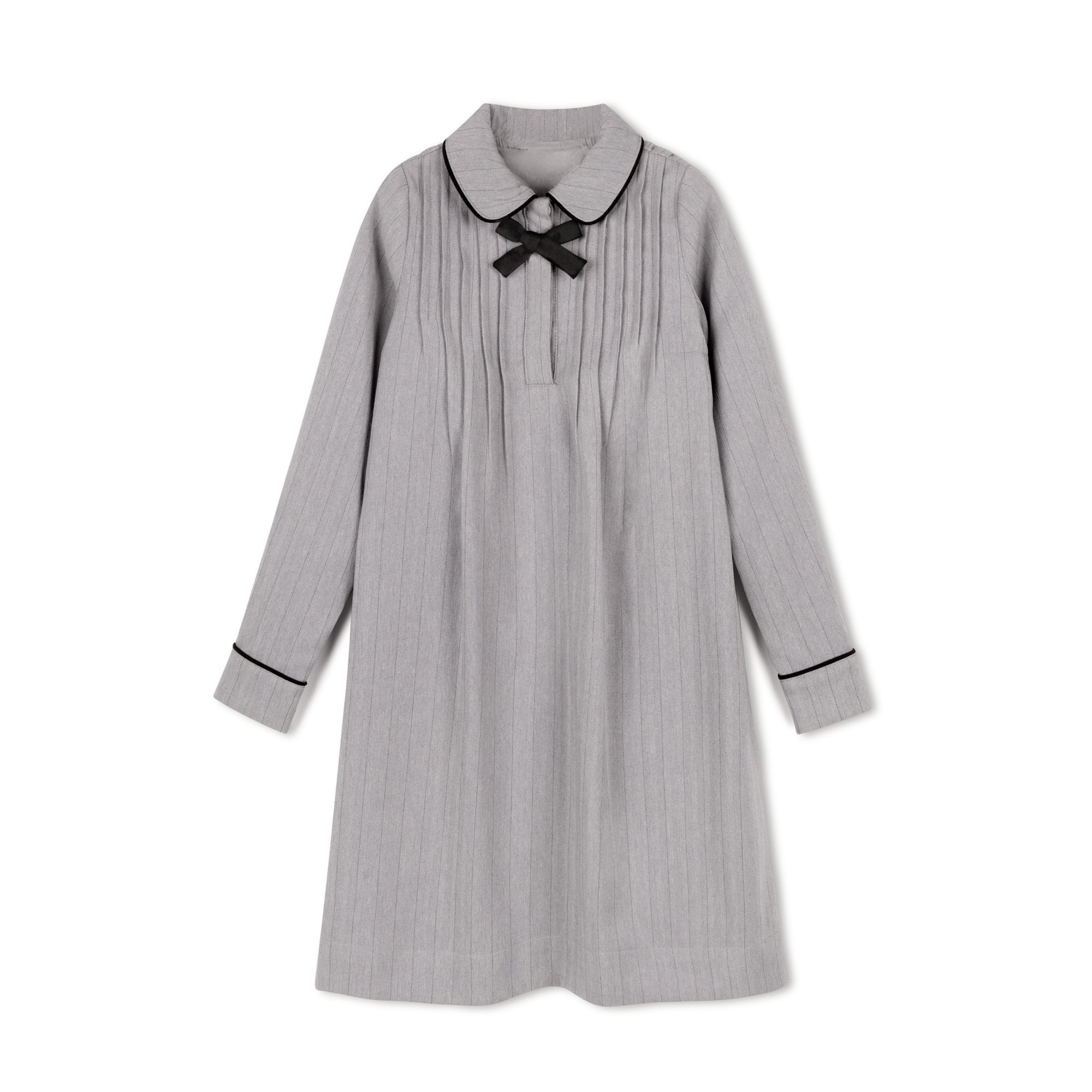 grey pinstripe dress Grey Pinstripe Mini Dress